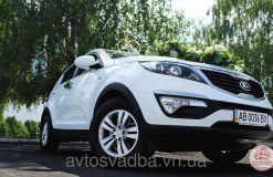 Аренда джипа KIA Sportage на свадьбу